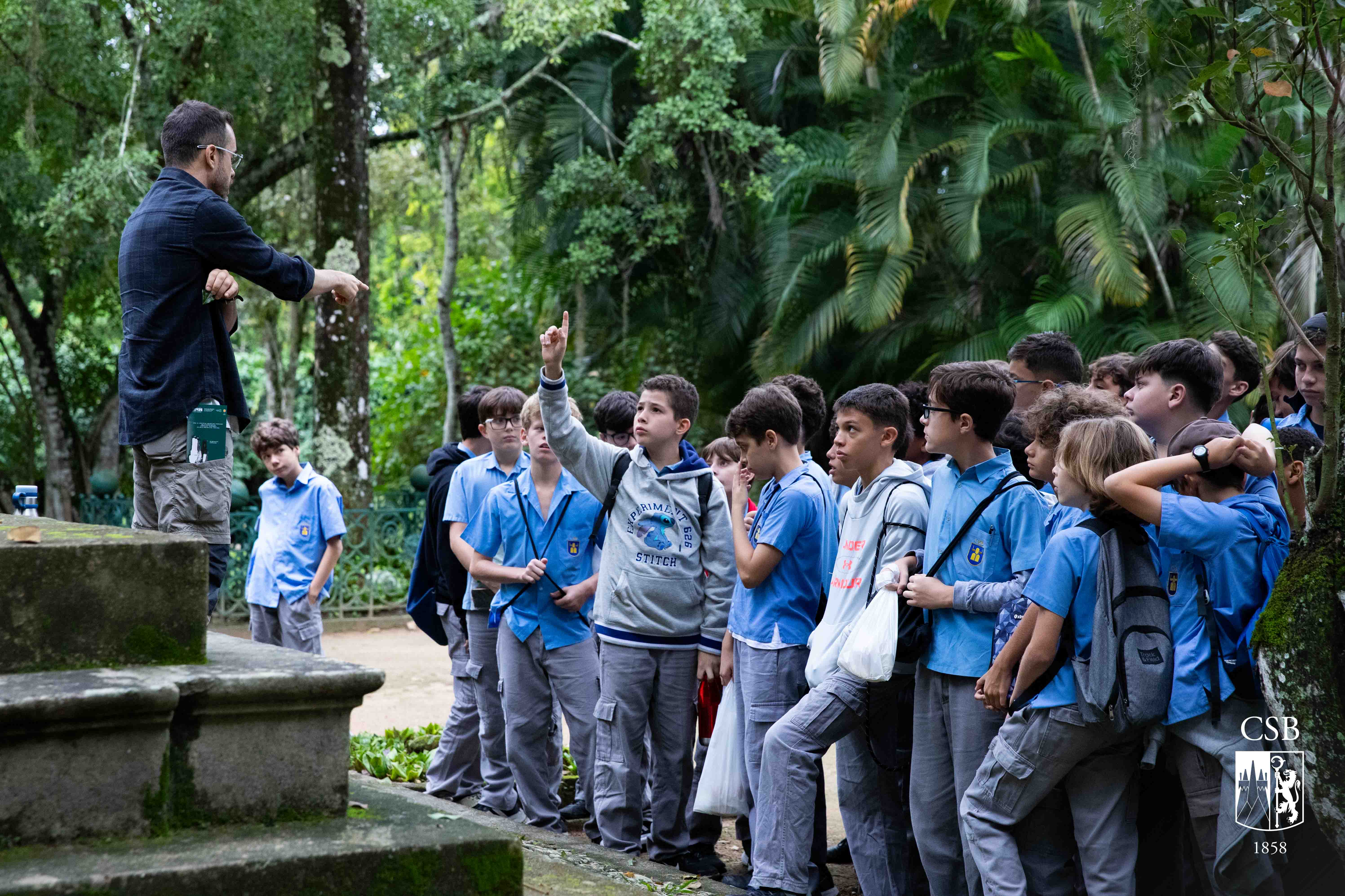 7º ano EFII visita Jardim Botânico do Rio de Janeiro