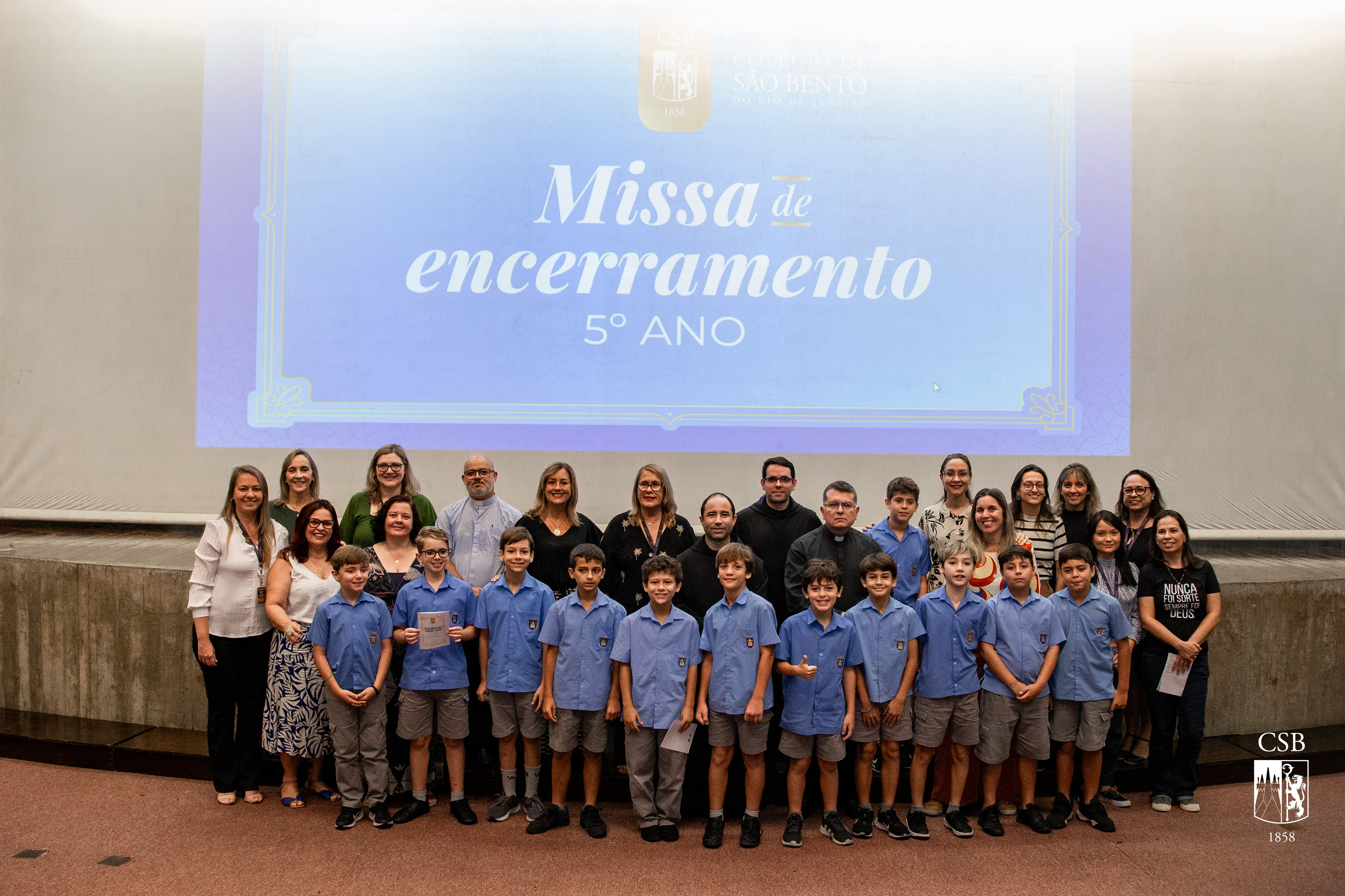 Missa de Encerramento do 5º ano EF