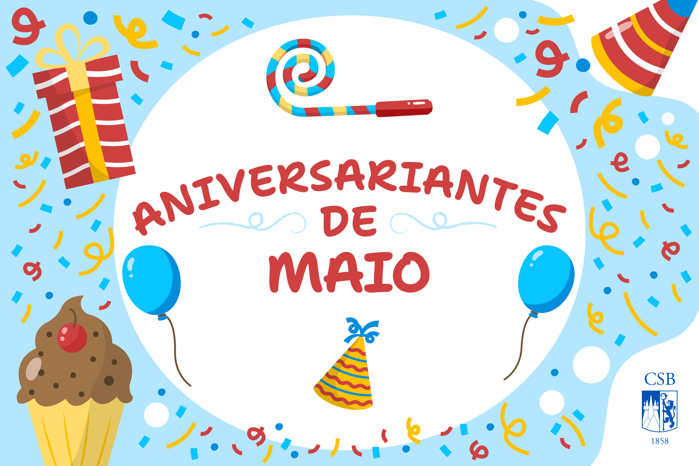 Aniversariantes de maio