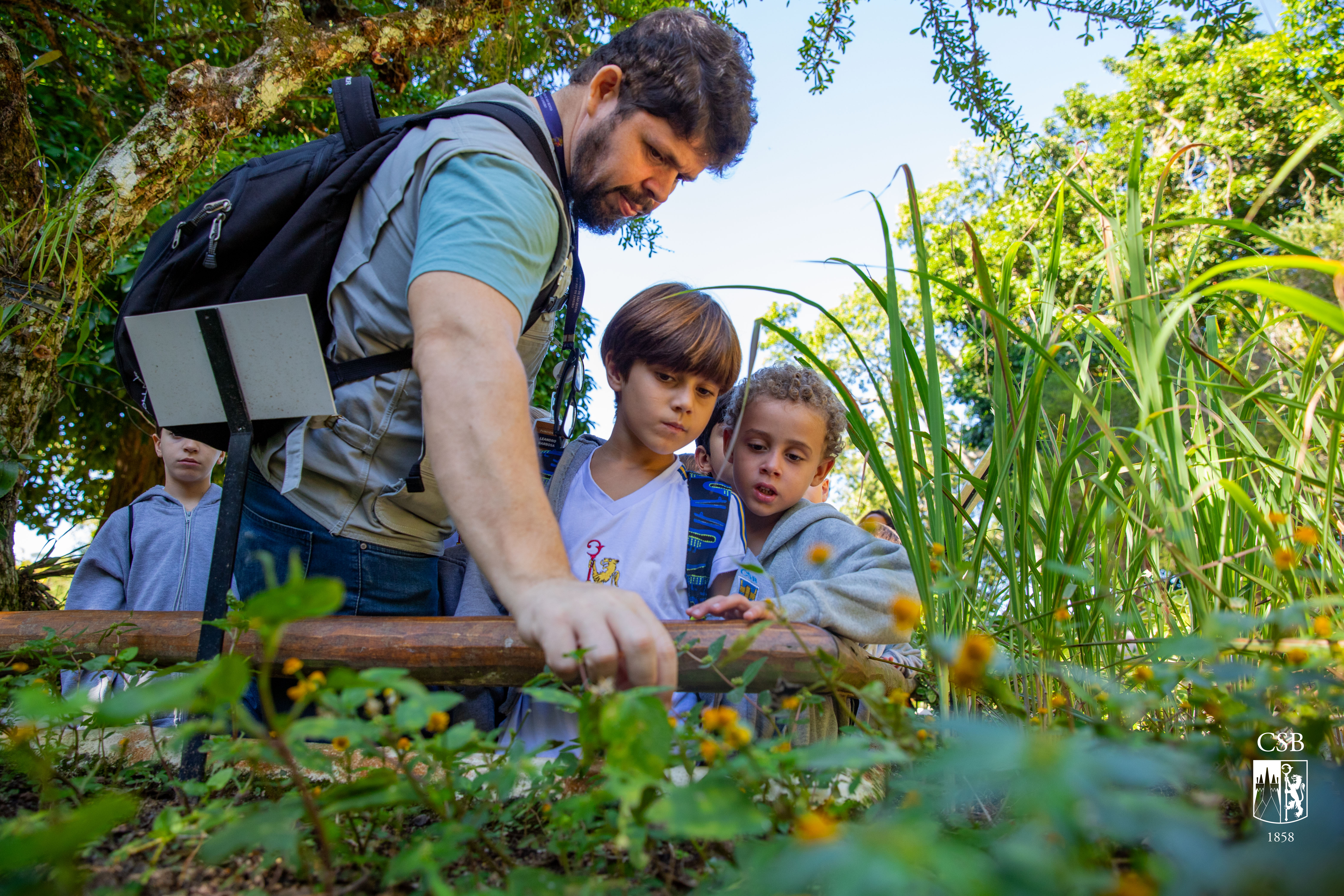 1º ano EF visita Jardim Botânico em aula de campo